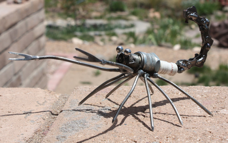 [Spark plug scorpion]