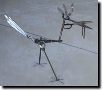 [ Roadrunner with snake ]